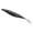 Black, variant on VKLU 6pcs Drop Shot Minnow Bait Soft Plastic Lures, Textured Ribbed Body, Dark Green Watermelon Pepper for Largemouth Bass Fishing