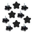 thumbnail image 1 of Paquete de 10 pomos POWERTEC 5 Star con perno roscado de 1/4-20, 1 of 6
