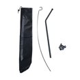 thumbnail image 2 of Camping Lantern Stand Pleged Post Hanger para pescar mochilero jardín Negro, 2 of 8