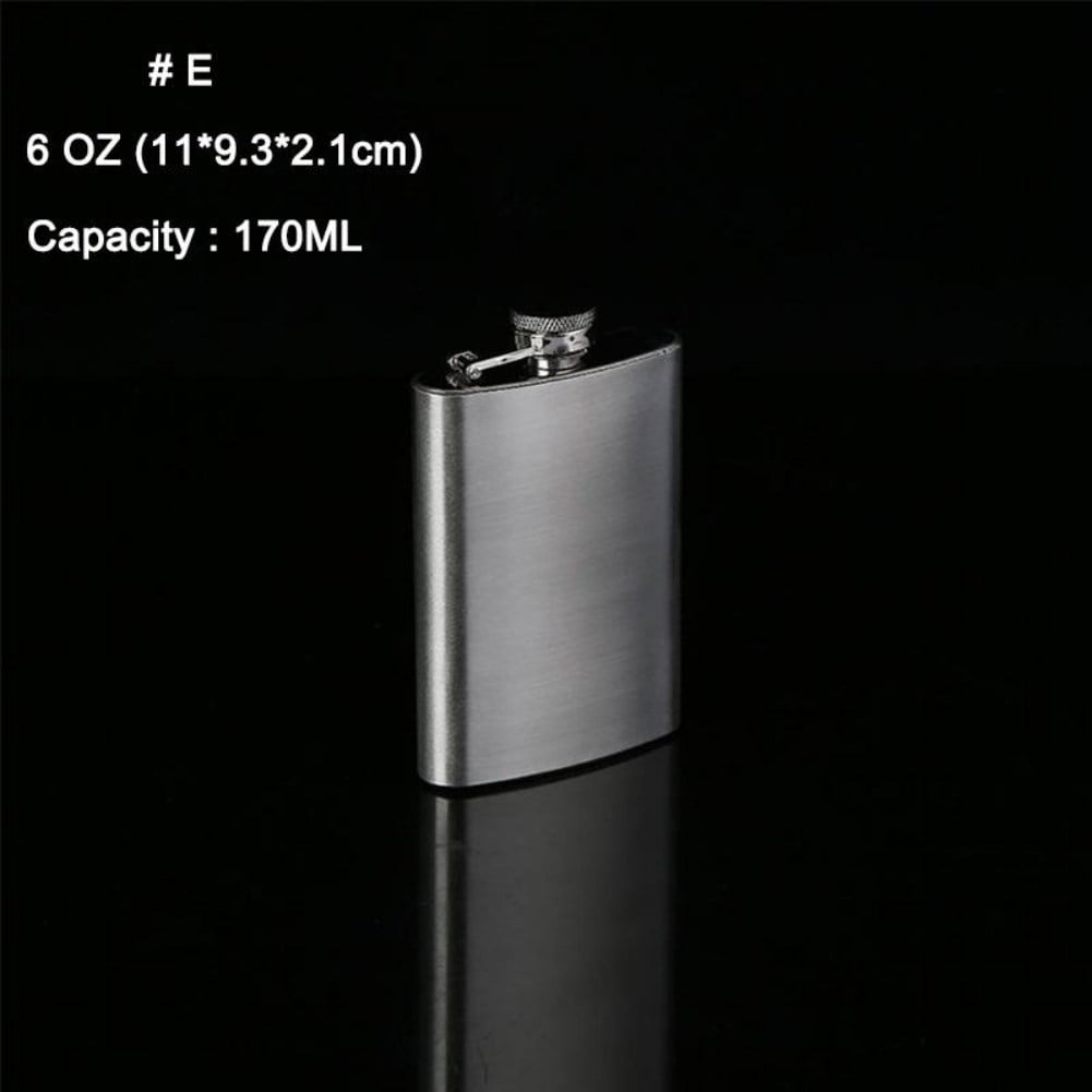 Details about   Whiskey Flask Stainless Steel Portable Alcohol Hip Flasks Wine Bottle Liquor Pot 