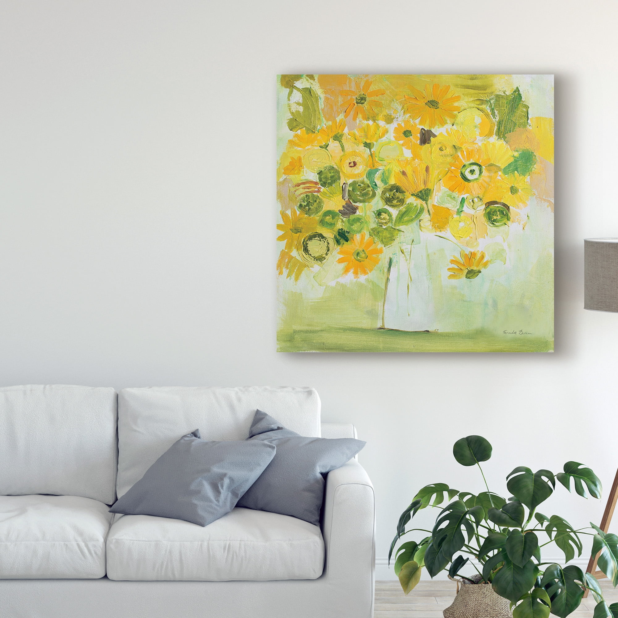 Trademark Fine Art 'Summer Delight' Canvas Art by Farida Zaman