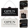 thumbnail image 1 of OULII 2Pcs Open Closed Business Sign Synthetic Material for Restaurants, 1 of 8