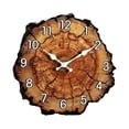 thumbnail image 3 of Reloj de pared de madera con movimiento silencioso, decorativo, silencioso y elegante, para colgar en la pared. 30 centímetros, 3 of 6