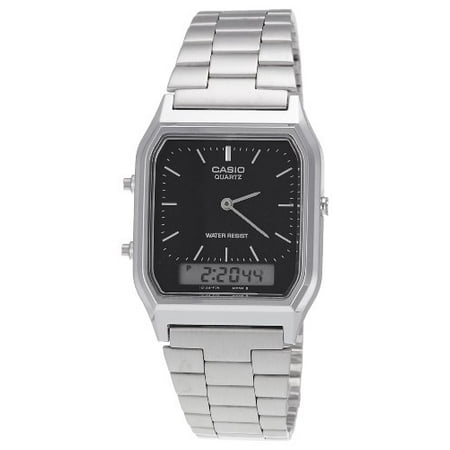 CASIO ANALOG DIGITAL MENS WATCH DUAL TIME AQ-230 AQ230A - Walmart.com