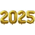 thumbnail image 5 of 42 Inch 2025 Silver Foil Number Balloons for 2025 New Year Eve Festival Party Supplies Graduation Decorations, 5 of 6