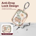 thumbnail image 4 of Rugged Case for AirPods Pro 3, Painted Decoration Shockproof Cover for Airpods Pro 3rd Generation 2025 with Switch and Carabiner, 4 of 7