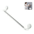 thumbnail image 2 of fastboy Suction Cup Towel Bar Storage Rack Stainless Steel Polished Surface Strong Bearing Capacity Hand Towel Holder 6 Sliding Hooks, 2 of 9
