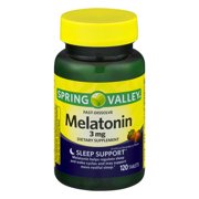 Spring Valley FastDissolve Melatonin Tablets, 10 mg, 120 count
