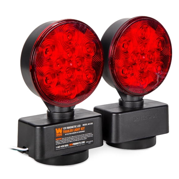WEN AA1200 12V Magnetic LED Trailer Light Kit