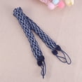 thumbnail image 5 of 2 piezas Clip de cortina atado a mano Hebilla Retención Cortinas de tela Borlas Cortina Tiebacks Borla Cortina de ventana TieBacks Cuerda de cordón de cortina trenzada de punto (azul real), 5 of 5
