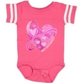 thumbnail image 3 of Inktastic Breast Cancer Awareness Pink Ribbon Around Heart Boys or Girls Baby Bodysuit, 3 of 5