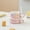 Pink, variant on Smiley Face Ceramic Coffee Mug with Spoon - 400ml Fun and Functional Cup for Hot and Cold Beverages