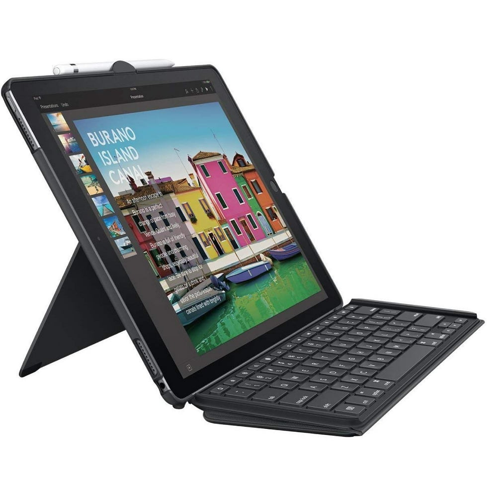 Logitech Ipad Slim Combo Case Bluetooth Wireless Keyboard Ipad Pro 129
