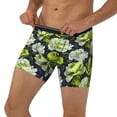 thumbnail image 3 of Disketp Teal floral elegance Men's Boxer Briefs Men’s Underwear Boxer Briefs for Men, 3 of 7