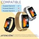 thumbnail image 5 of 2 Correa Metal Compatible Con Huawei Band 8 Acero Inoxidable, 5 of 8