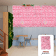 thumbnail image 2 of Muro de Flores artificiales DECO PVC Premium Caja 8pz fresa, 2 of 4
