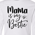 thumbnail image 4 of Inktastic Mama Is My Bestie Long Sleeve Youth T-Shirt, 4 of 5