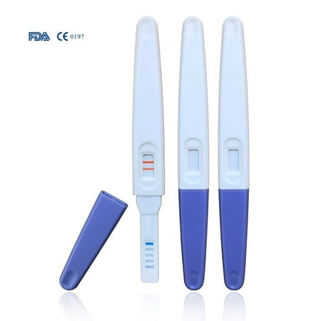 Early Result Pregnancy Test Stick Detection HCG Tests Accurate 99% 3 Pack 6 Days Sooner FDA (Best Day To Test For Pregnancy)