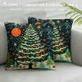 thumbnail image 3 of HENGT  Christmas Pillow Covers ,Christmas Pillow Cases,Holiday Seasonal Pillow Covers,Winter Decorations for Home,Pink Christmas Decorations,Merry and Bright Christmas Tree Pillow Covers, 3 of 5