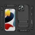thumbnail image 5 of Dteck Case for iPhone 16 Pro,Shockproof Silicone Case Hybrid Hard PC Back Shockproof Kickstand Cover for iPhone 16 Pro,Black, 5 of 7