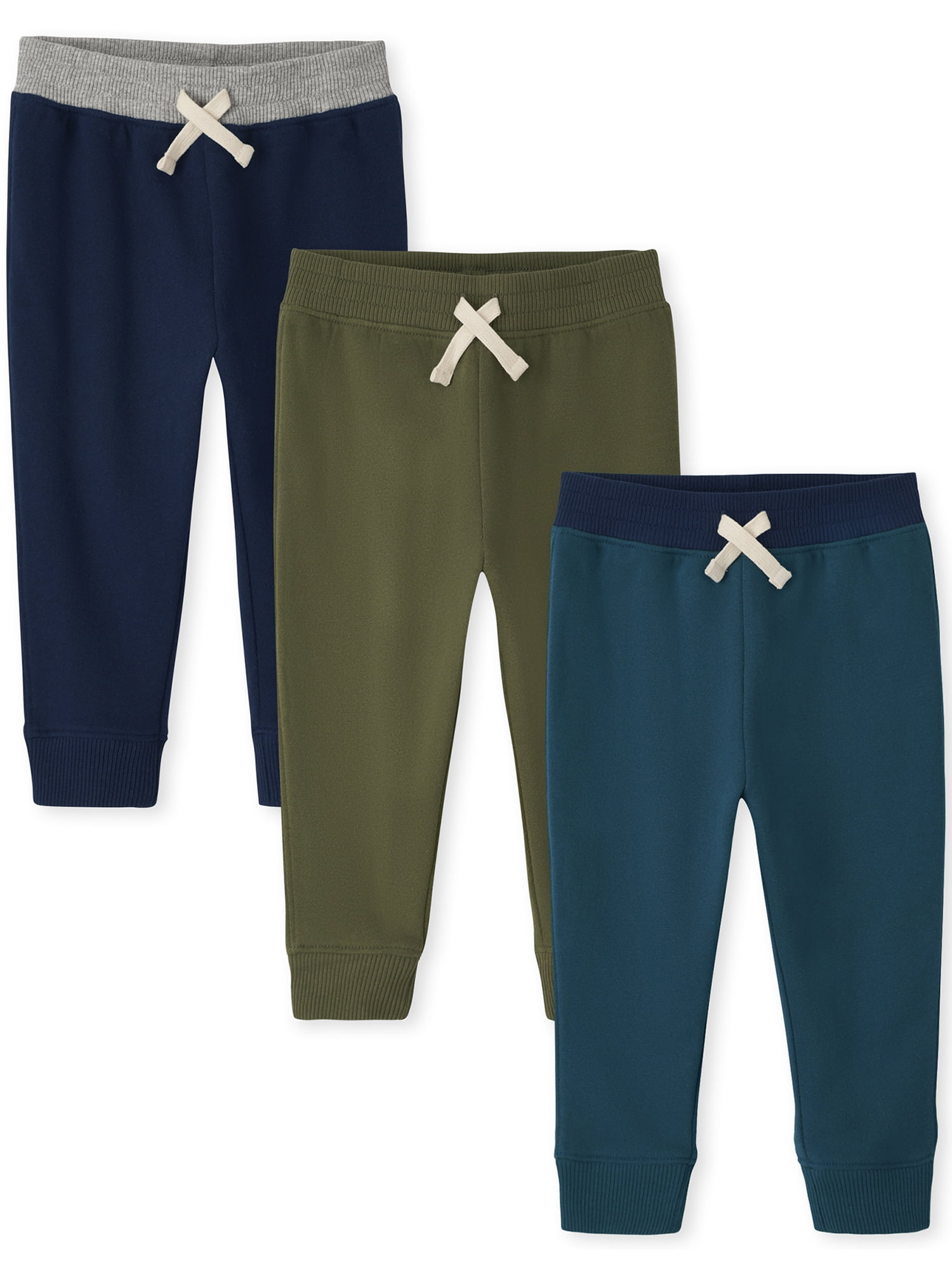 The Children's Place Toddler Boy Active Joggers 3Pack Set, Sizes 125T