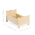 thumbnail image 7 of Kaplan Early Learning Company Wooden Doll Bed with Bedding, 7 of 7