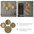 thumbnail image 3 of MOVTOTOP 4pcs Iron Art Wall Sunburst Round Geometric Hanging Decor, 3 of 7