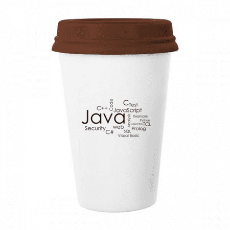 

Programmer Program Related Java Mug Coffee Drinking Glass Pottery Cerac Cup Lid