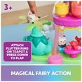 thumbnail image 4 of Gabby's Dollhouse Fairylandia Flutter-Riffic Tea Party Playset, Ages 3+, 4 of 11