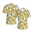 thumbnail image 3 of Goofa Pineapple Pattern Women's Slim-Fit Short-Sleeve V-Neck T-Shirt,Classic-Fit Short-Sleeve V-Neck T-Shirt-Medium, 3 of 5