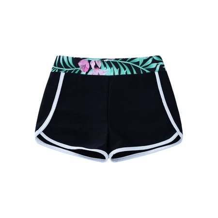 Haitryli Girls Printed Swim Trunks Beach Board Shorts Swimming Surfing Bottoms Lily 14