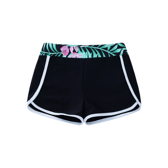 inhzoy Kids Girls Printed Swim Trunk Shorts Bottoms Athletic Activewear,Sizes 4-16 Lily 8