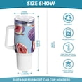 thumbnail image 3 of Figs 40 oz Tumbler with Handle Insulated&nbsp;Travel Mug&nbsp;Lid Straw Leak Proof Steel Vacuum Water Bottles Glasses Fits in Car Cup Holder, 3 of 7
