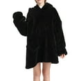 thumbnail image 2 of Yuemengxuan Universal Fashion Warm Hooded Sweater Fashion Printing Mink Wool Home Clothes, 2 of 6