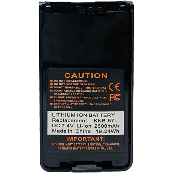 KNB-57L 2600mAh Li-ion Battery for TK-2140 TK-3140 TK-2170 TK-3170 TK-2160 TK-2360 TK-3140 TK-3170 TK-3160 TK-3360 NX-220 NX-320 KNB-35L KNB-55L
