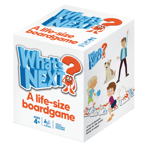 What's Next? A Life-Size Boardgame, Family Game, Ages 4 , First Edition
