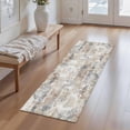 thumbnail image 4 of Washable Kitchen Runner Rug 2x5 ft, Modern Abstract Textured Kitchen Runner Rug, Non Slip Soft Low Profile Rug with PVC Backing for Kitchen Sink, Hallway & Laundry Room, 4 of 6