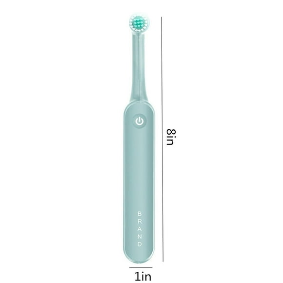 Cepillo de dientes eléctrico rotativo HUOGUO para adultos, impermeable, verde