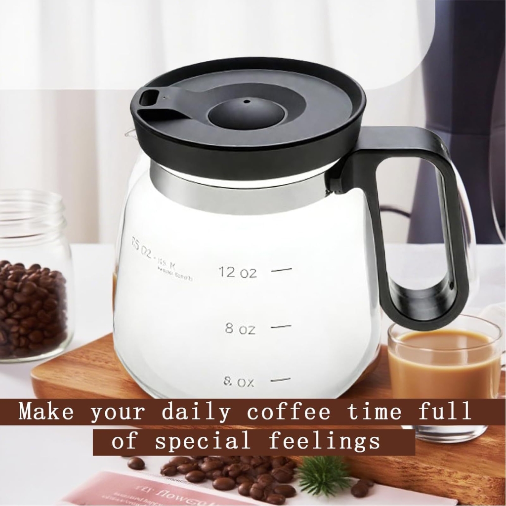 lanema 16Ounce Glass Coffee Cup With Secure Cover And Nonslip Grip Ideal For Teas Juice Or Espressos Drink