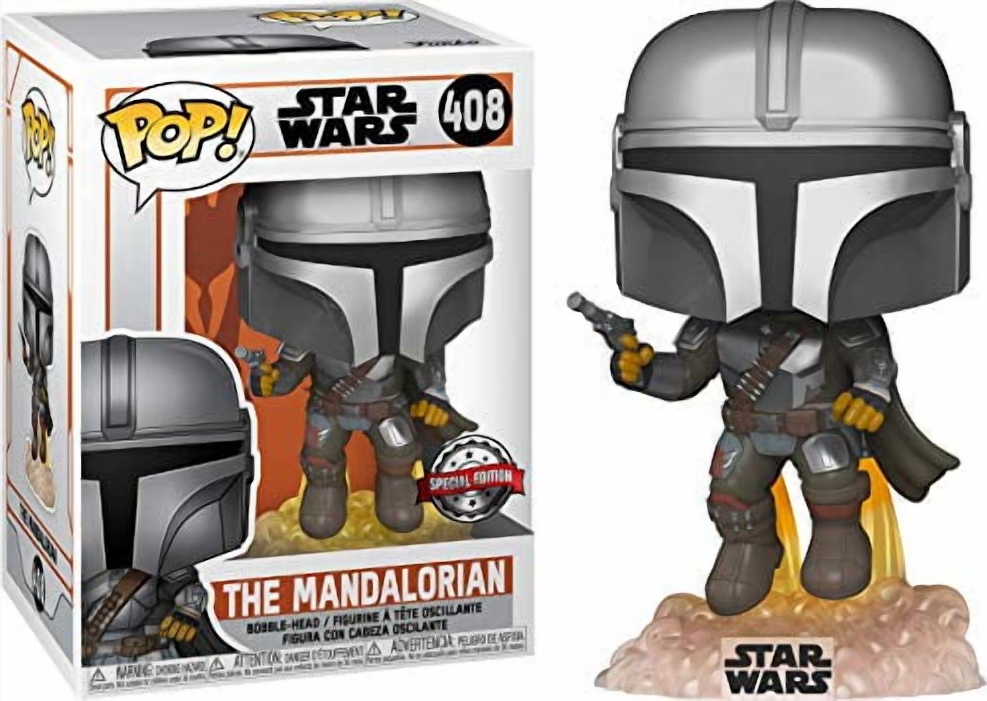 Funko POP! Star Wars #408 - The Mandalorian [Flying with