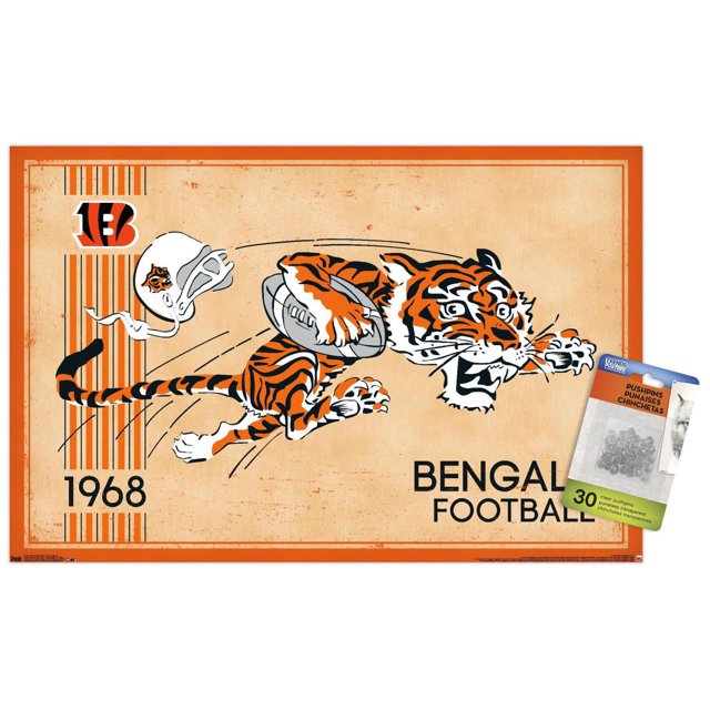 NFL Bengals de Cincinnati - Logo rétro 14