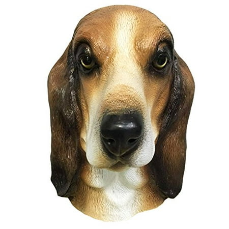 Basset Hound Dog Costume Face Mask - Off the Wall Toys Kennel