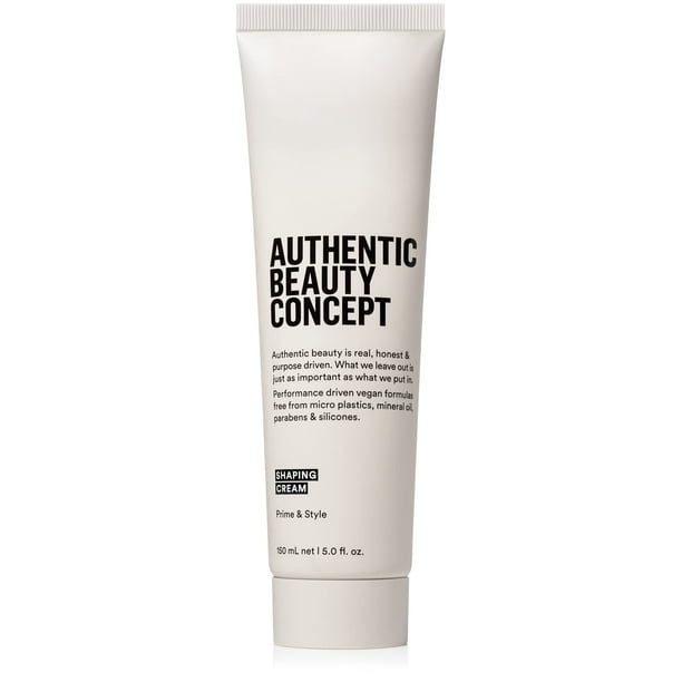 Crema moldeadora Authentic Beauty Concept | Crema para peinar de fijación media | Define texturas naturales | Todo tipo de cabello | Sin silicona y sin crueldad | 5 onzas líquidas onz.