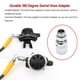 thumbnail image 5 of Yuarrent Adaptador de manguera de 360 ​​grados, presión de bola redonda, segundo tornillo, conector regulador de deportes acuáticos, accesorios de Deportes acuáticos SA-12 Yuarrent OD024337-02, 5 of 6