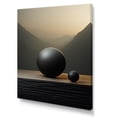 thumbnail image 2 of Designart "Purity In Onyx Moon Orb" Moon Wall Art Prints, 2 of 7