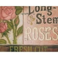 thumbnail image 3 of Lewis, Kim 18x15 Black Modern Framed Museum Art Print Titled - Long Stem Roses, 3 of 5
