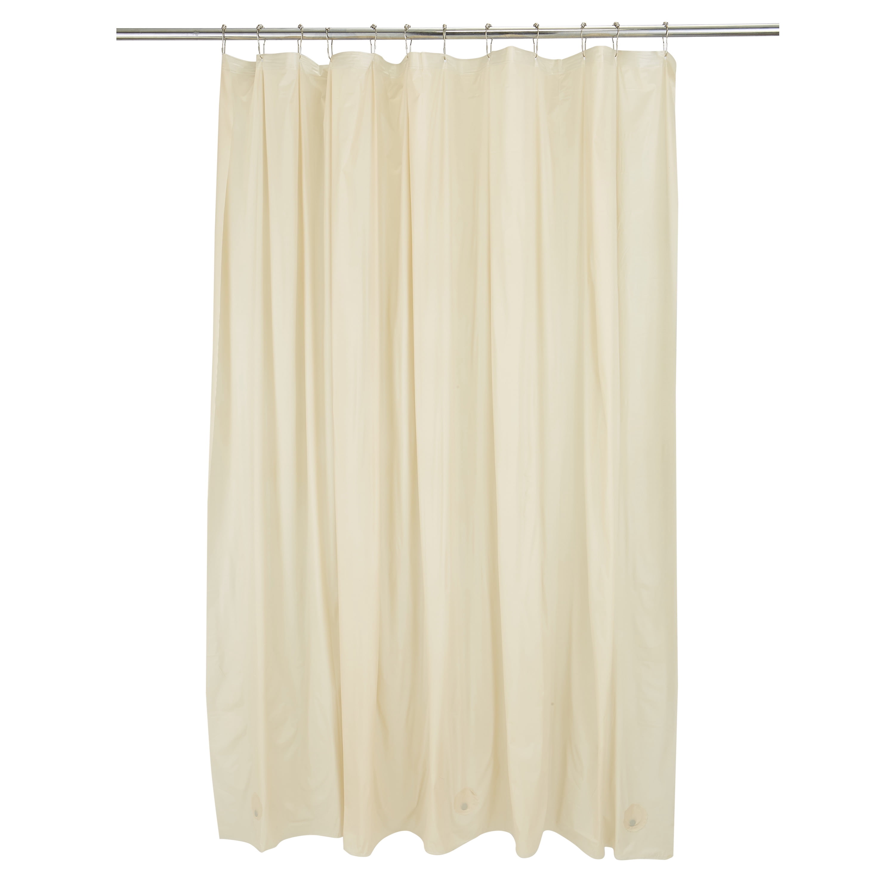 Bath Bliss 2 Pack PVC 70" x 72" Solid Bathroom Shower Liner in Solid Beige