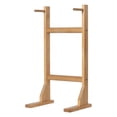 thumbnail image 1 of Soporte de madera para gongs de hasta 40 cm, soporte multiusos para exhibición de gongs, de madera para carillón de viento para aulas, salas de té,, 1 of 8
