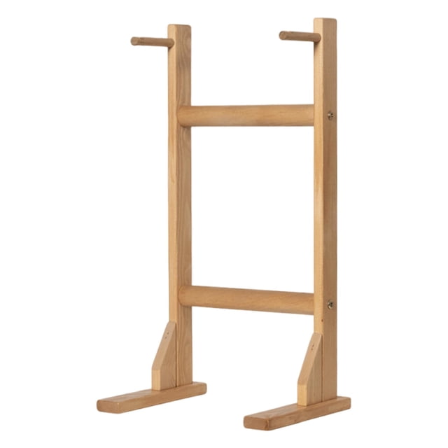 Soporte de madera para gongs de hasta 40 cm, soporte multiusos para exhibición de gongs, de madera para carillón de viento para aulas, salas de té,