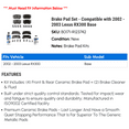 thumbnail image 2 of Brake Pad Set - Compatible with 2002 - 2003 RX300 Base, 2 of 2